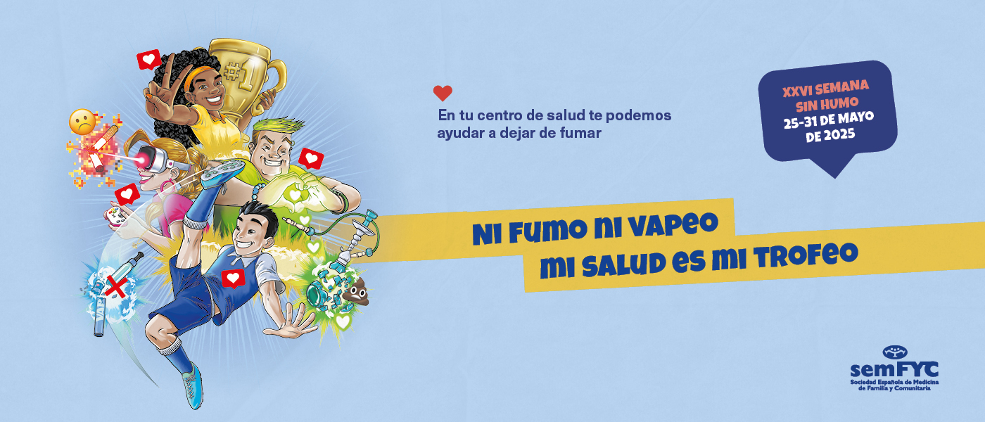 La semFYC lanza la encuesta de la Semana Sin Humo para promover el abandono del consumo de tabaco y otros productos como los vápers